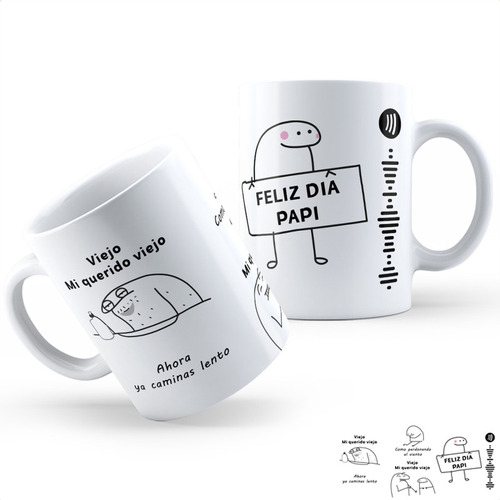 Taza Cerámica Flork Viejo Mi Querido Viejo Calidad