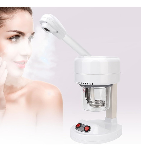 Set Lampara Con Lupa Luz Regulable Vapozono Facial Portatil