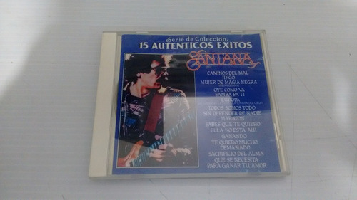 Cd Santana 15 Autenticos Exitos Formato Cd,excelente Titulo (Usado)
