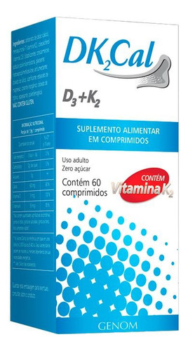 Dk2cal Com 60 Comprimidos