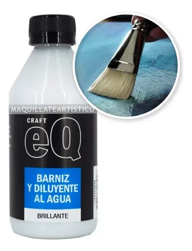 comprar Barniz Al Agua Brillante Protege Pintura Eq Arte Craft