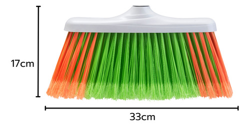 Vassoura Multiuso Cerdas Macias Plumada - Cores Diversas