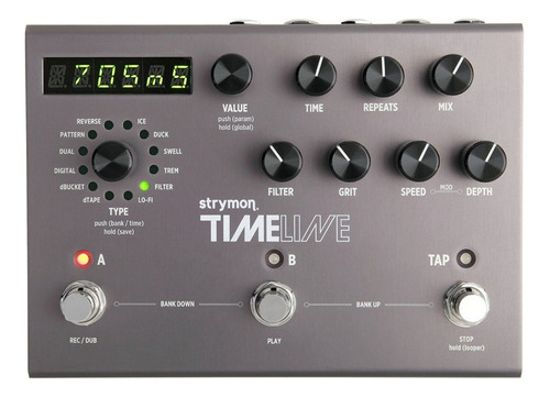 Pedal de efecto Strymon TimeLine  gris