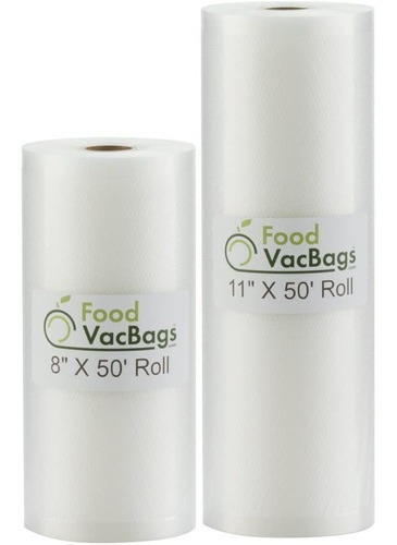 2 Foodsaver Compatible Rolls Of Vacuum Sealer Bags   1  8-