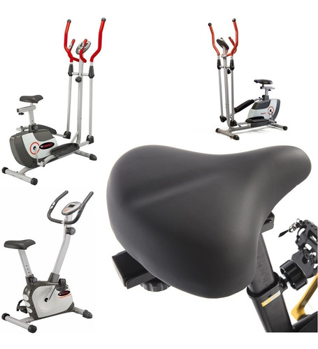 Imagen 1 de 4 de Asiento Para Bicicleta Fija Y Elipticos Acolchado Olmo