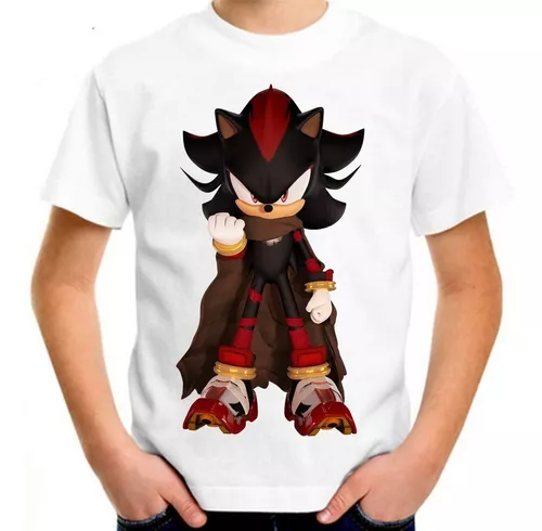 Camiseta Camisa Sonic Shadow The Hedgehog Filme 04