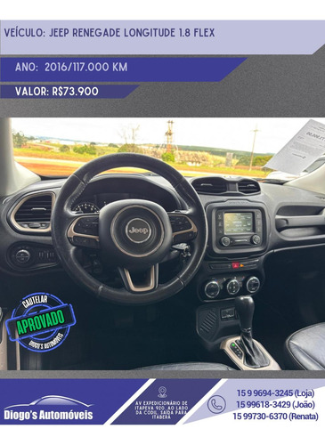 Jeep Renegade 1.8 Longitude Flex Aut. 5p