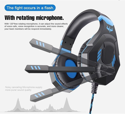 Imagen 2 de 6 de Audifono Gamer Ovleng P30 Para Juego/pc/ps4/laptop