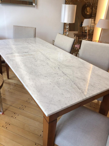 Mesa De Comedor San Luis Marmol De Carrara