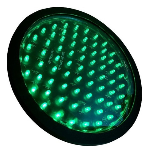 Semáforo Led 2 Fases 127/220V Com Suporte Nbr7995 Da Abnt Luz Verde E Vermelho 127/220V