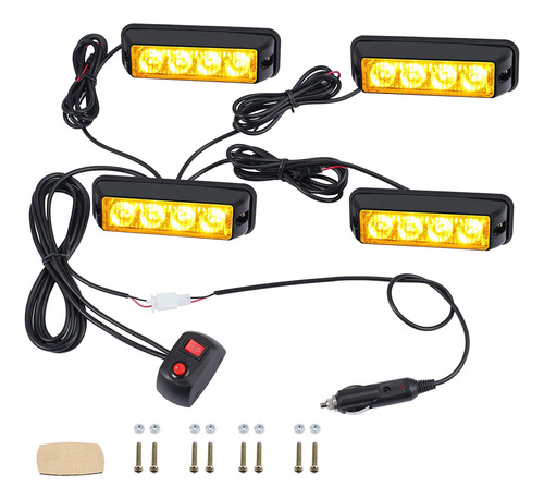 Intermitente Delantero Led 4 X 4 Para Camión, 18 Modos De Pa