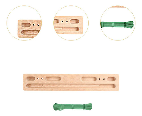 Escalada Hangboard Fortalecedor De Mão, Punho E Antebraço