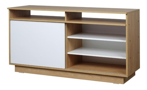 Mesa De Tv Messina 1,00 Roble/blanco