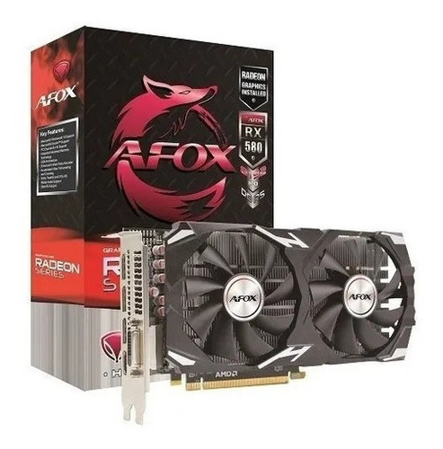 Imagem 1 de 2 de Placa Vga Pci-e Ati Rx580 8gb 256b Ddr5 Dvi Hdmi Dp Afox