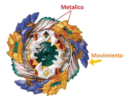 * Beyblade Burts Turbo Geist Fafnir Fabnir Metalico B122
