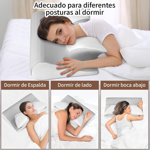 Almohada Memory Foam Cervical, Almohada Ortopedica Cervical