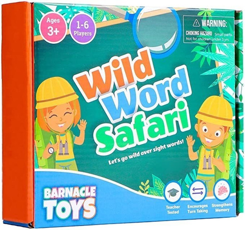 Barnacle Toys Wild Word Safari - Juegos De Palabras De Vist.