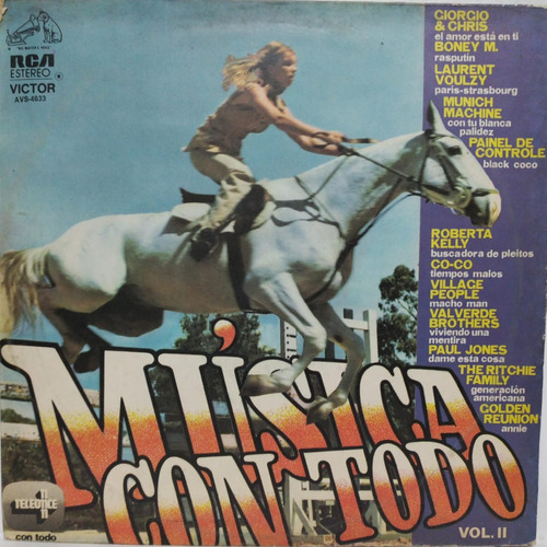 Varios Artistas  Música Con Todo Vol. Ii Lp Argentina