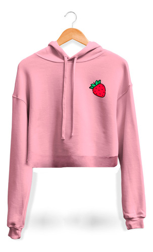 Hoodie Crop Top Fresas