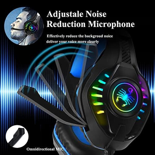 Auriculares Svyhuok Pro Gaming Para Pc, Ps4, Xbox One, Sonid