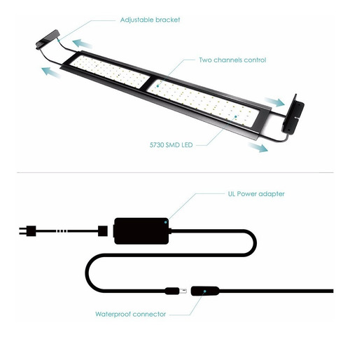 Luminária Nemo Light 72w (aqua Marine) Bivolt - Nemolight