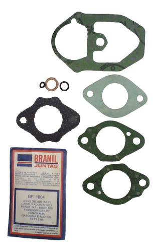 Jogo Kit De Juntas Do Carburador Solex Fiat 147 1050/1300