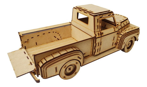 Imagen 2 de 9 de Rompecabezas 3d Camioneta Ford Pickup 1948 Maqueta Flex