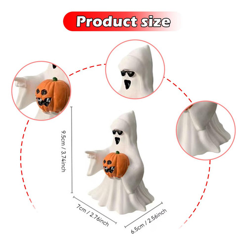 Estatua De , Figura De De Halloween, Fantasma De Calabaza