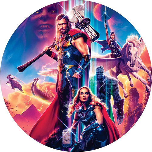 Painel Festa Redondo Thor 3, 3d Sublimado 1,80 Dia