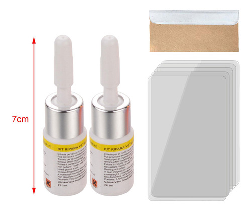 2x Kit De Reparación De Grietas De Parabrisas De Automóvil
