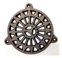 Comprar Rejillas De Fundición De Hierro 16 Cm Redonda