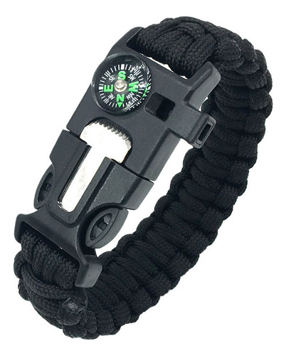 Brújula De Pulsera Cinco En Uno Tejida Con Cuerda Tipo Parag