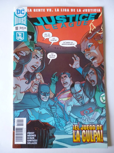 Justice League Rebirth 18 Dc Comics Smash Esp 