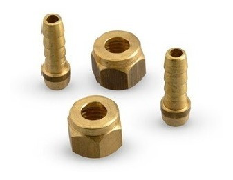 Conector Bronce Para Manguera Rosca 1/2 Pico 5/16