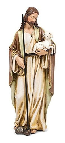 Buen Pastor Romano Jesucristo Con Cordero Estatua De Mesa De