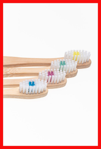 Combo De 4 Cepillos De Dientes Meraki. Biodegradable