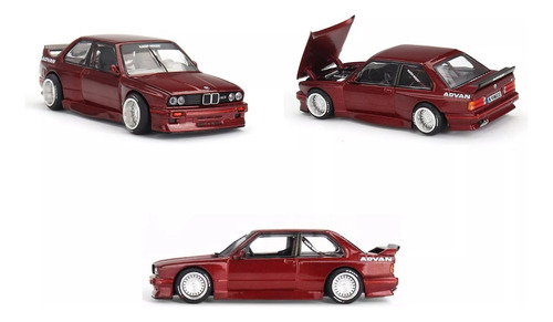 Mini Gt Kaido House Bmw M3 Kaido Gt V1 //162 1/64 Color Bordó