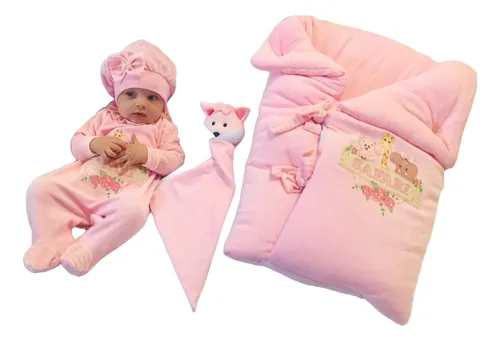 Saida Maternidade De Saco Com Naninha Menina