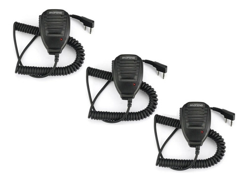 X3 Microfono Auricular Baofeng Altavoz Radio Walkie Talkie 