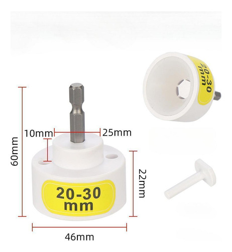 Punta De Máquina Tapadora Eléctrica, Máquina 20 A 30mm