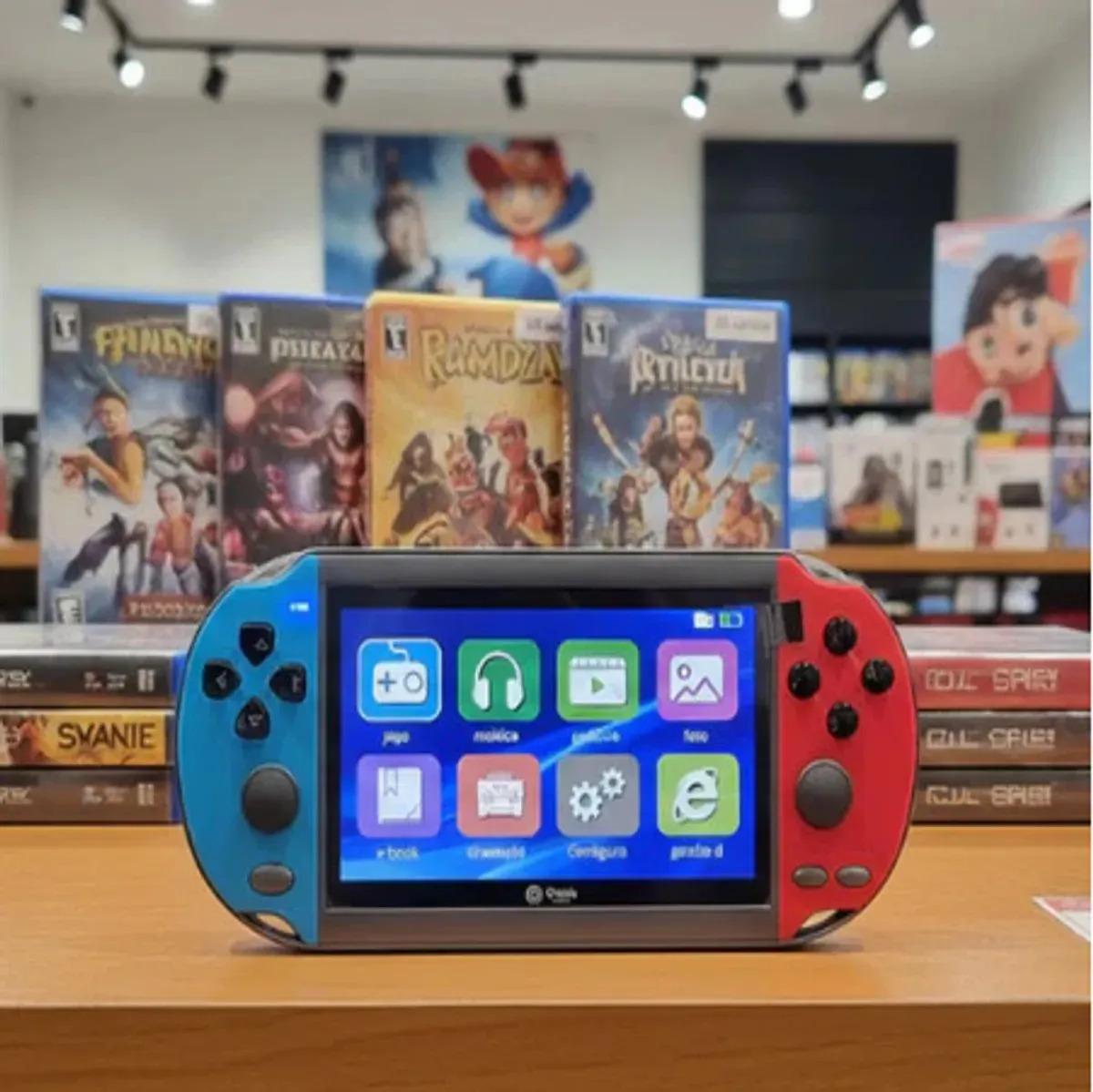 Console De Jogos Portátil Oasis Diversão