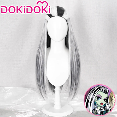 Peluca Tein De Anime Monster High Para Cosplay, Dokidoki, H