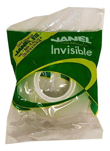 Cinta Adhesiva Invisible Janel 810 24 Mm X 65 M 1 Pz