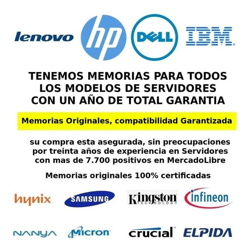 Memoria 8g Servidor Hp Proliant Dl580 Gen8 G8 Pc3 Ecc