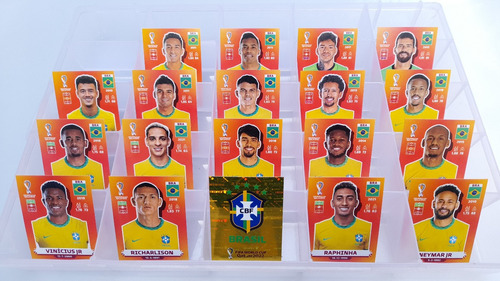 Figuritas Mundial Qatar 2022 Panini - Sel. Brasil Completa