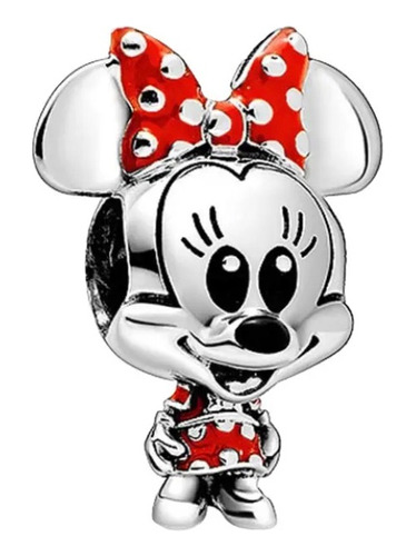 Charm 100% Plata Esterlina Raton Minnie Disney Para Pandora