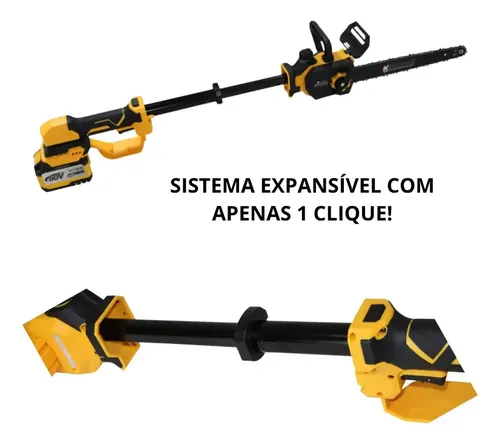 Motosserra Eletrica Extensível Nakasaki 2 Baterias 50v | MercadoLivre