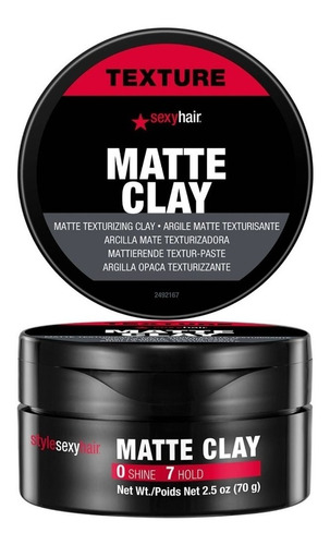 Arcilla Texturizante Para Cabello Sexyhair Matte Clay 70 Gr