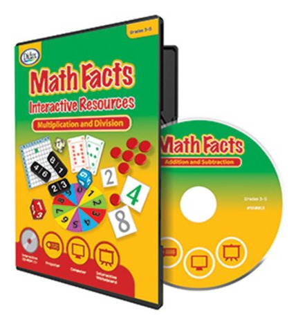 Didax Math Facts Interactive Resources Cd De Software De Mul