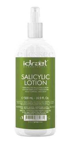 Loción Salicilica Purificante Idraet 500 Ml Salicylic Lotion